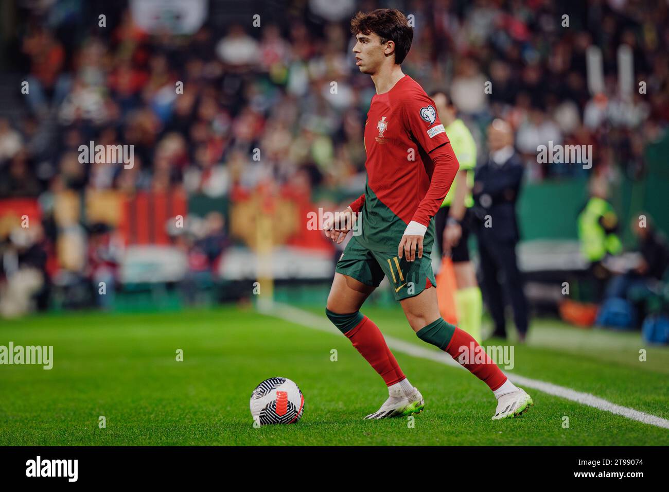 Joao Felix during UEFA Euro 2024 qualifying game between national teams