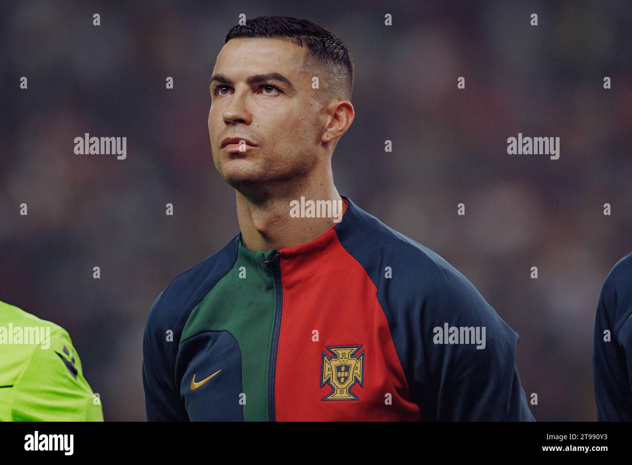 Cristiano Ronaldo during UEFA Euro 2024 qualifying game between
