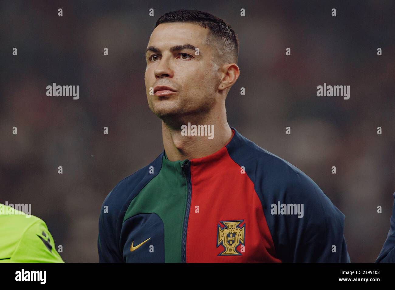 Cristiano Ronaldo during UEFA Euro 2024 qualifying game between