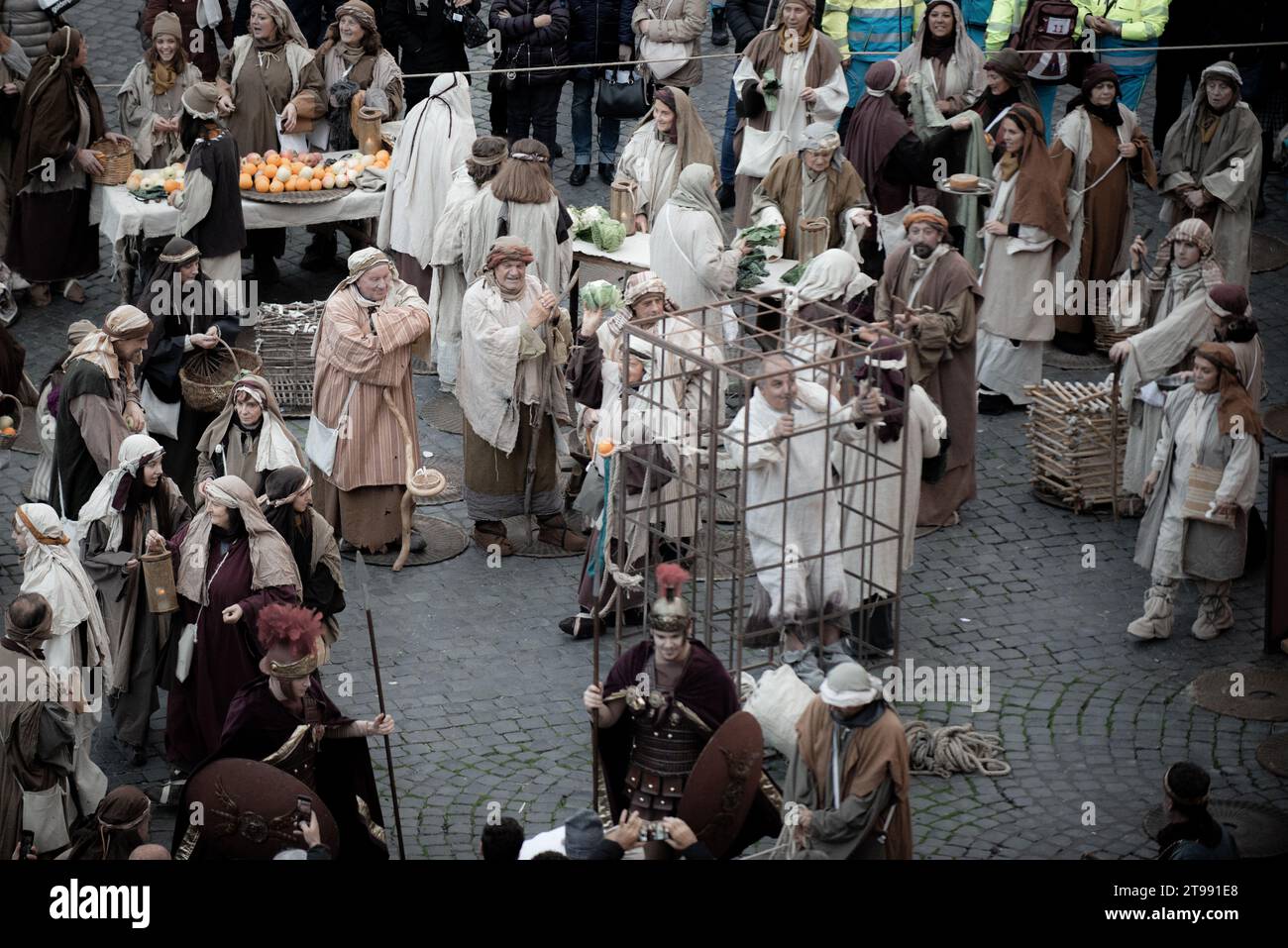 Presepe Vivente a Roma Stock Photo