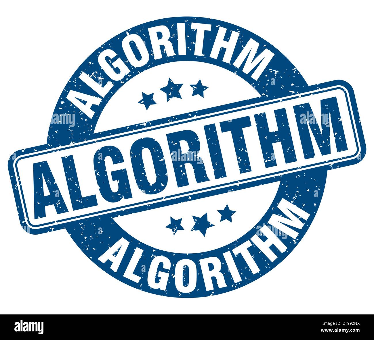algorithm stamp. algorithm sign. round grunge label Stock Vector Image ...