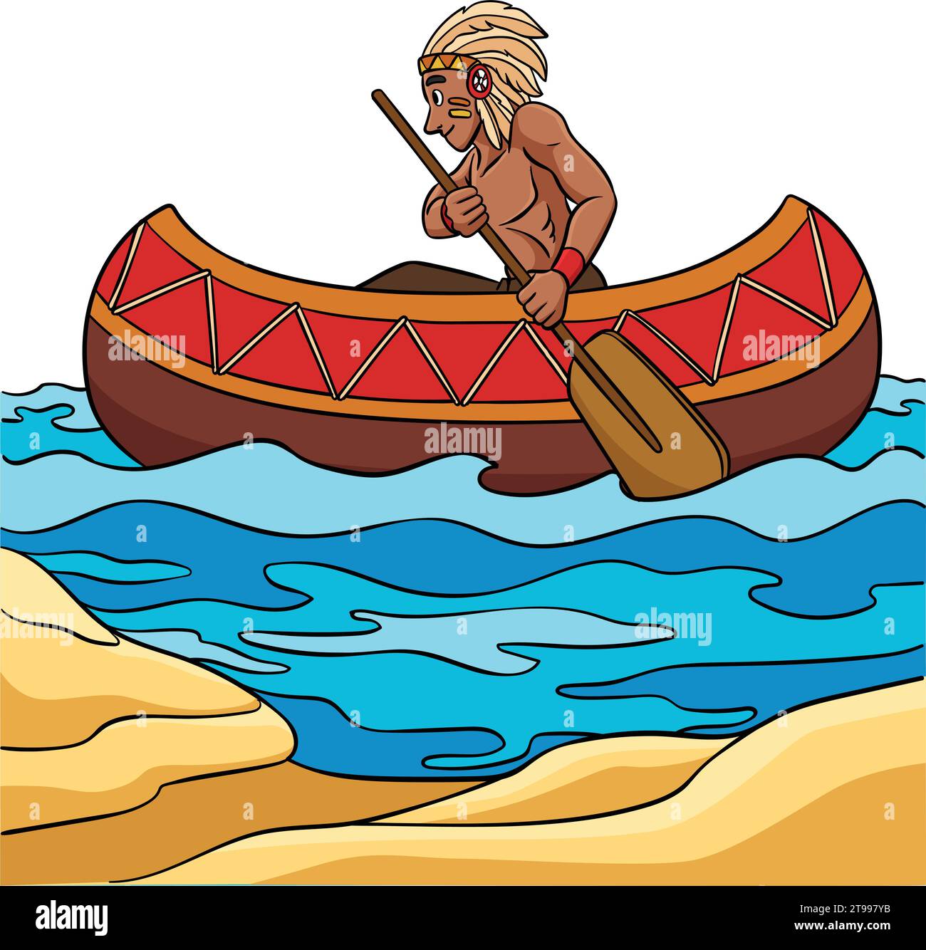 Dugout canoe Stock Vector Images - Alamy