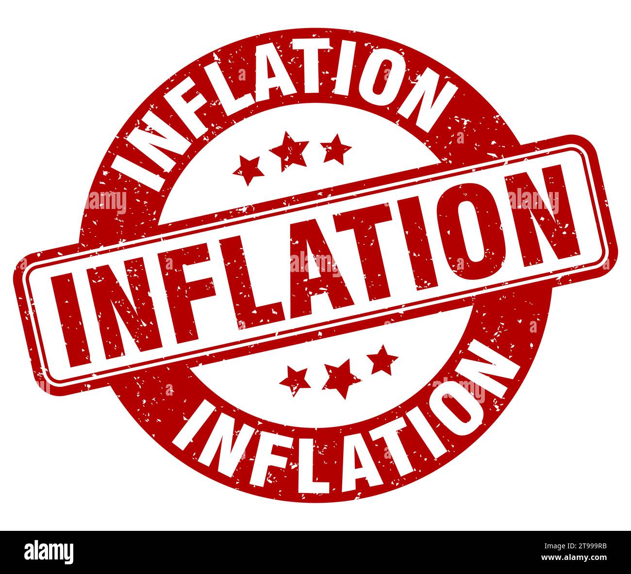 inflation stamp. inflation sign. round grunge label Stock Vector Image ...
