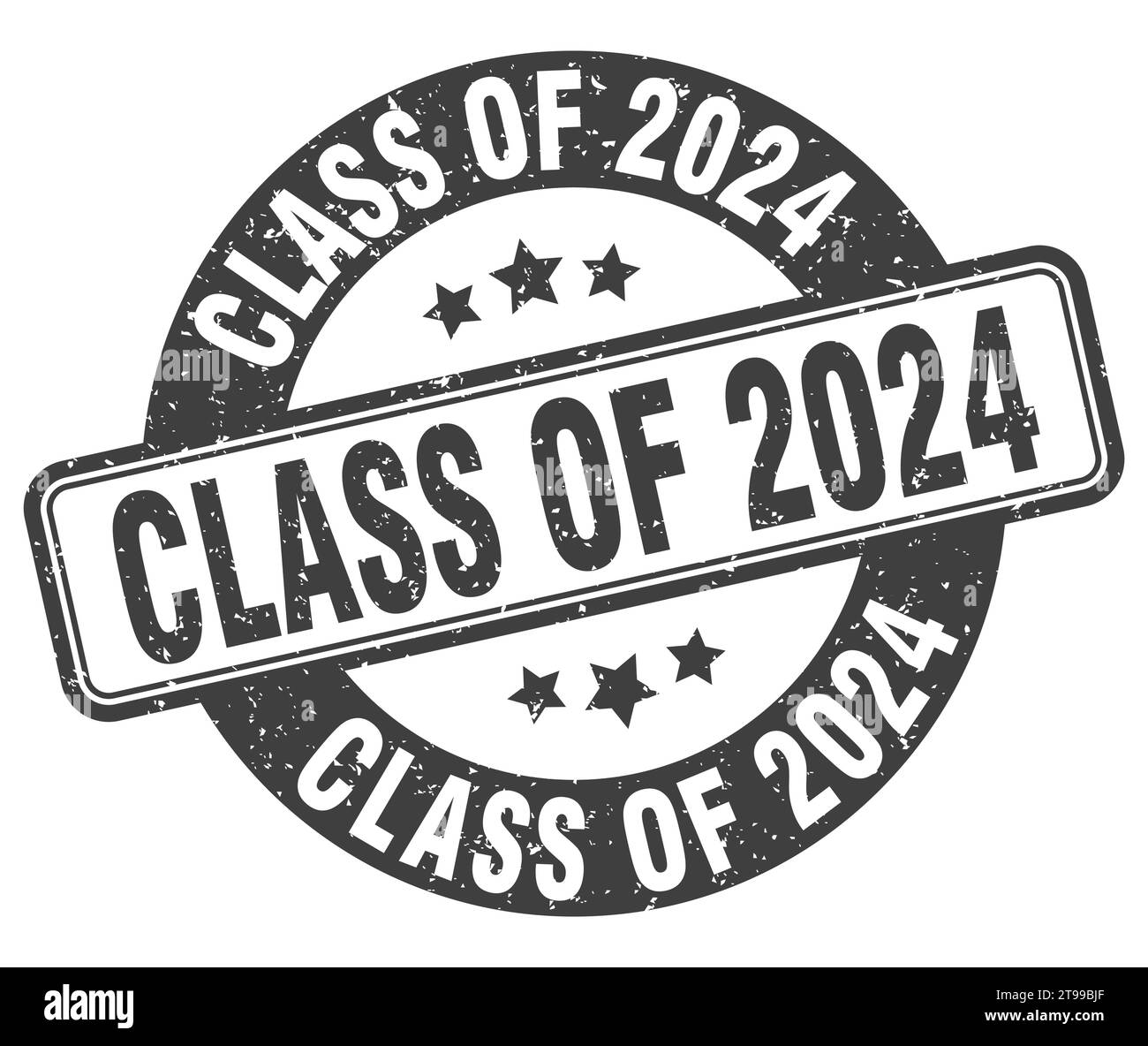 class of 2025 stamp. class of 2025 sign. round grunge label Stock