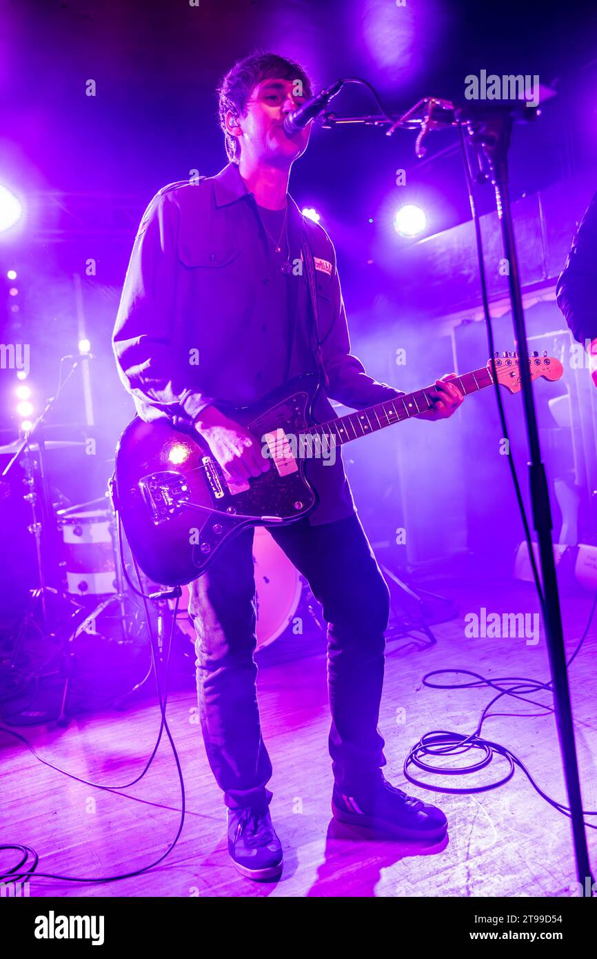 Milan Italy. 22th Nov 2023. The English band THE SHERLOCKS performs