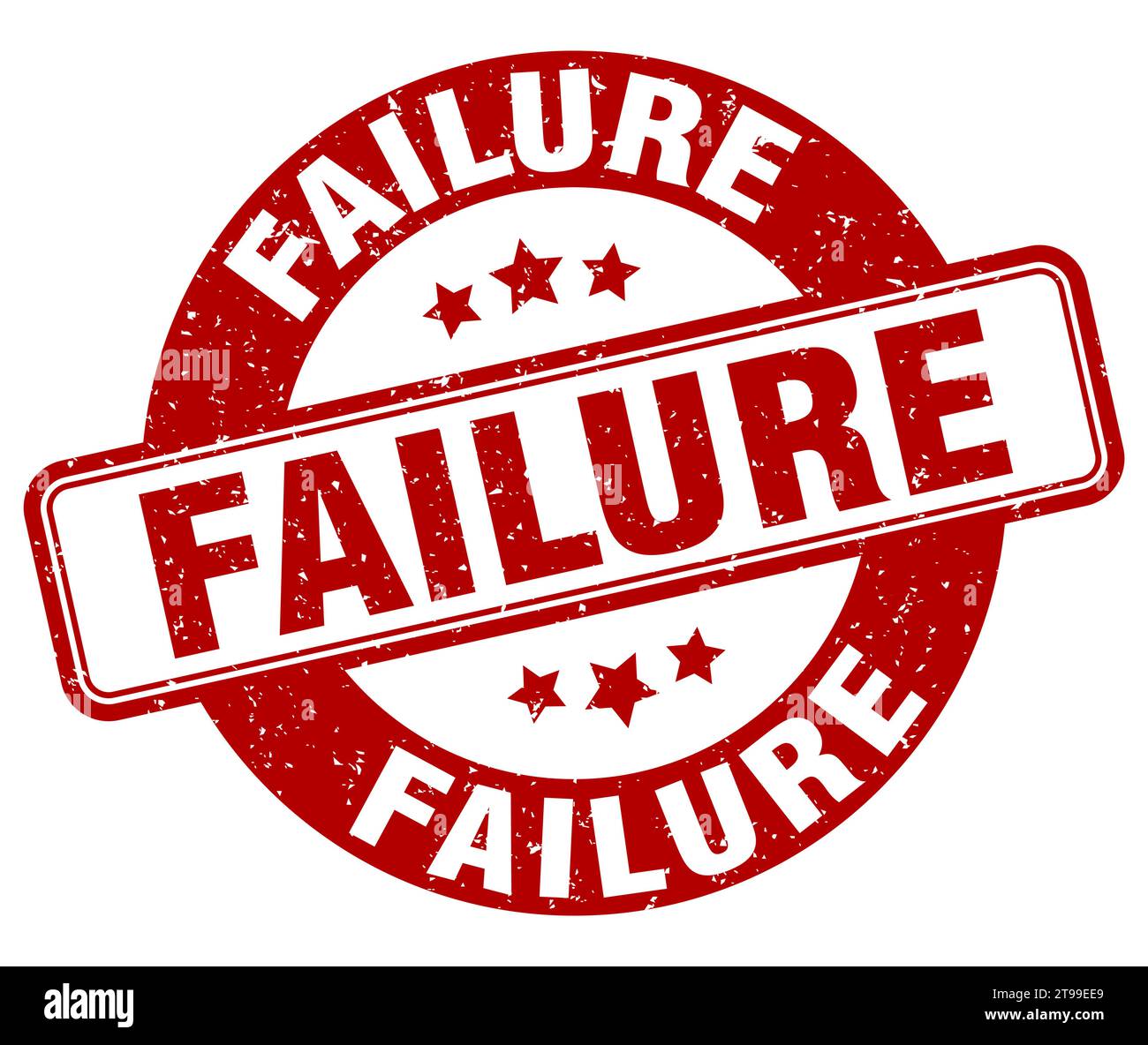 failure stamp. failure sign. round grunge label Stock Vector Image ...