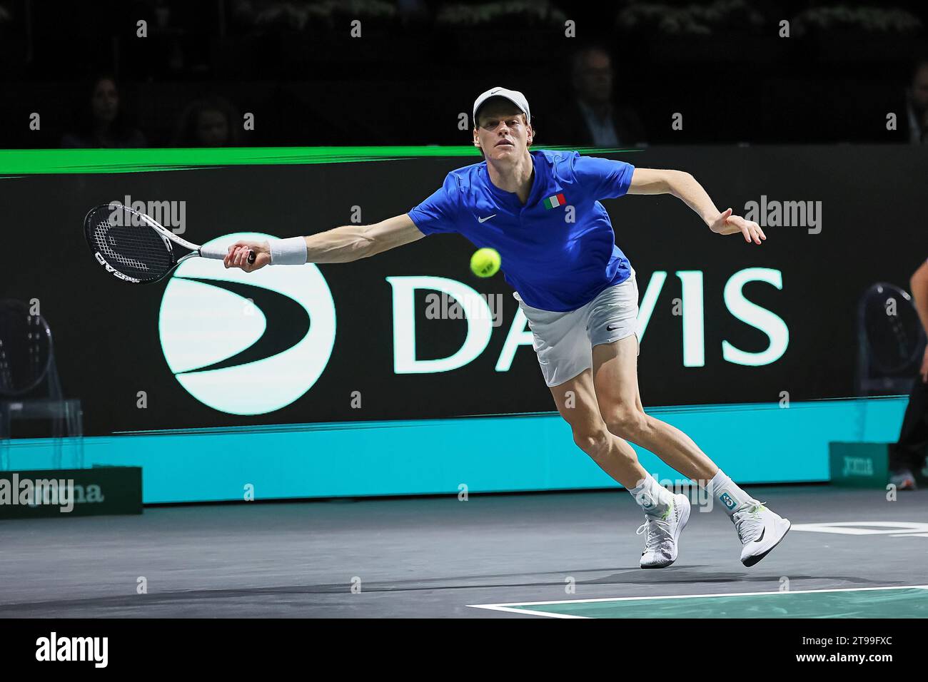 Malaga, Malaga, Spain. 23rd Nov, 2023. Jannik Sinner (ITA) In Action ...