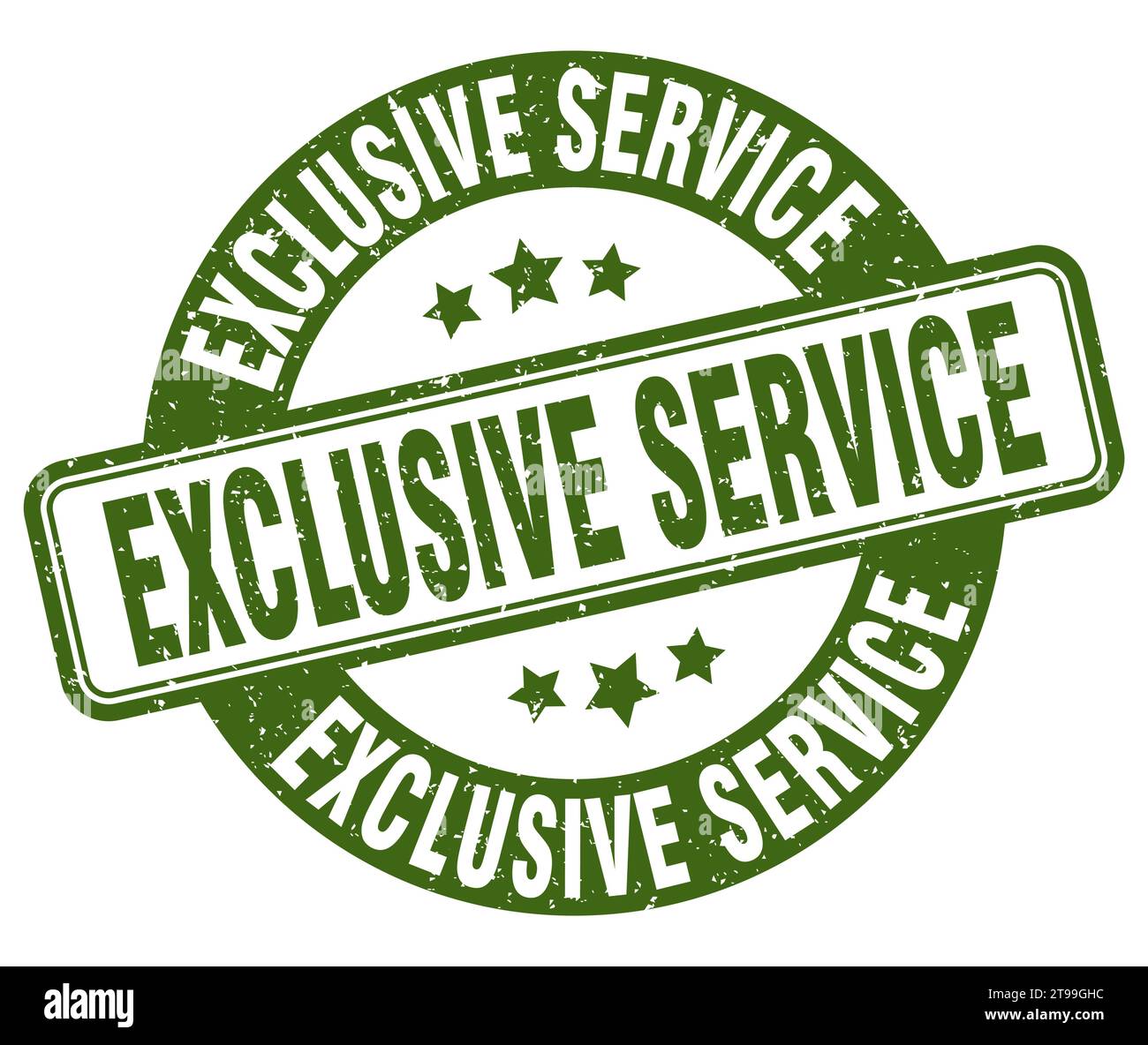 Excellent Service Stap exclusive service stamp. exclusive service sign. round grunge label ...