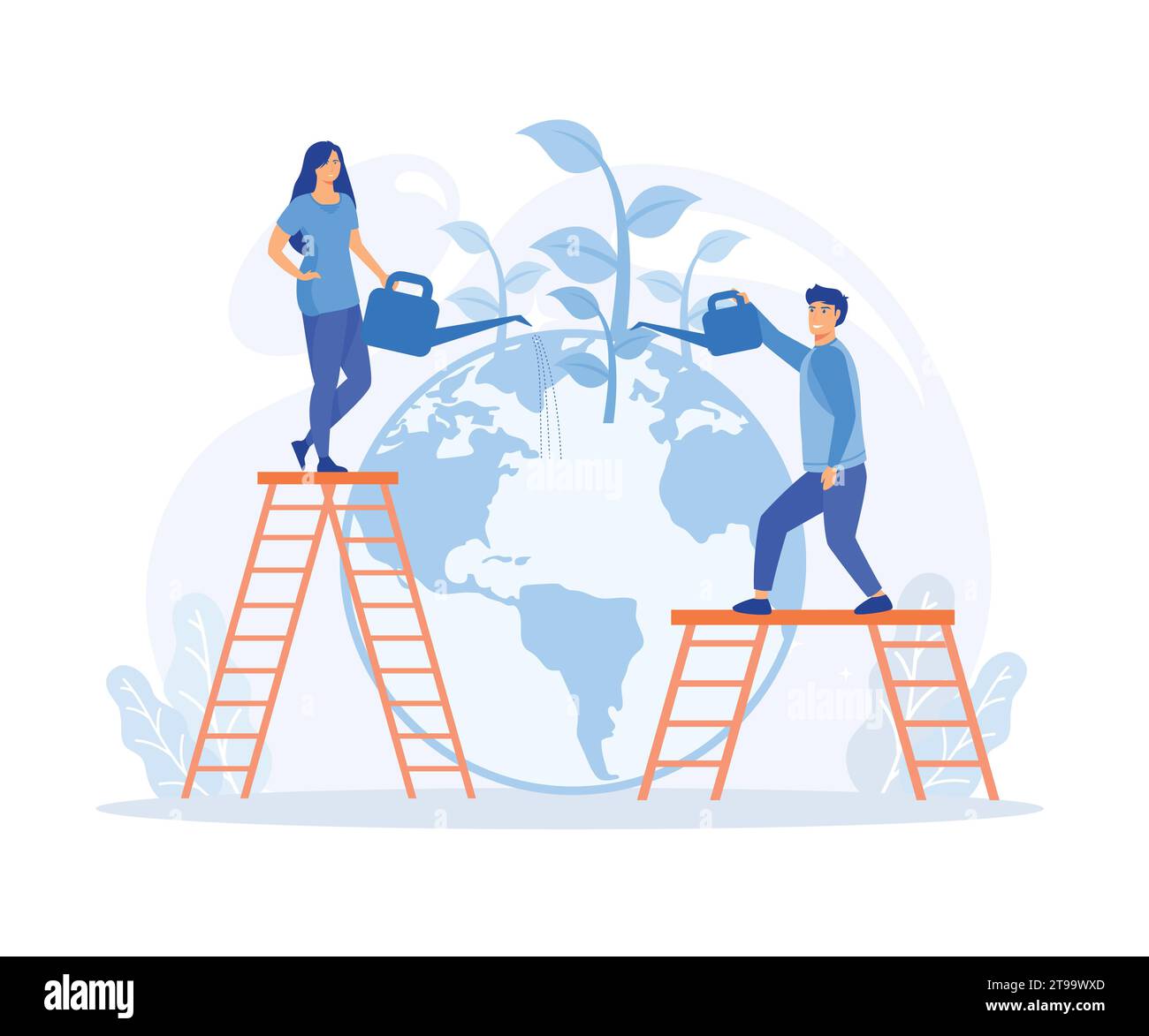 World Environment Day, Bio Technology, people grow plants, doing