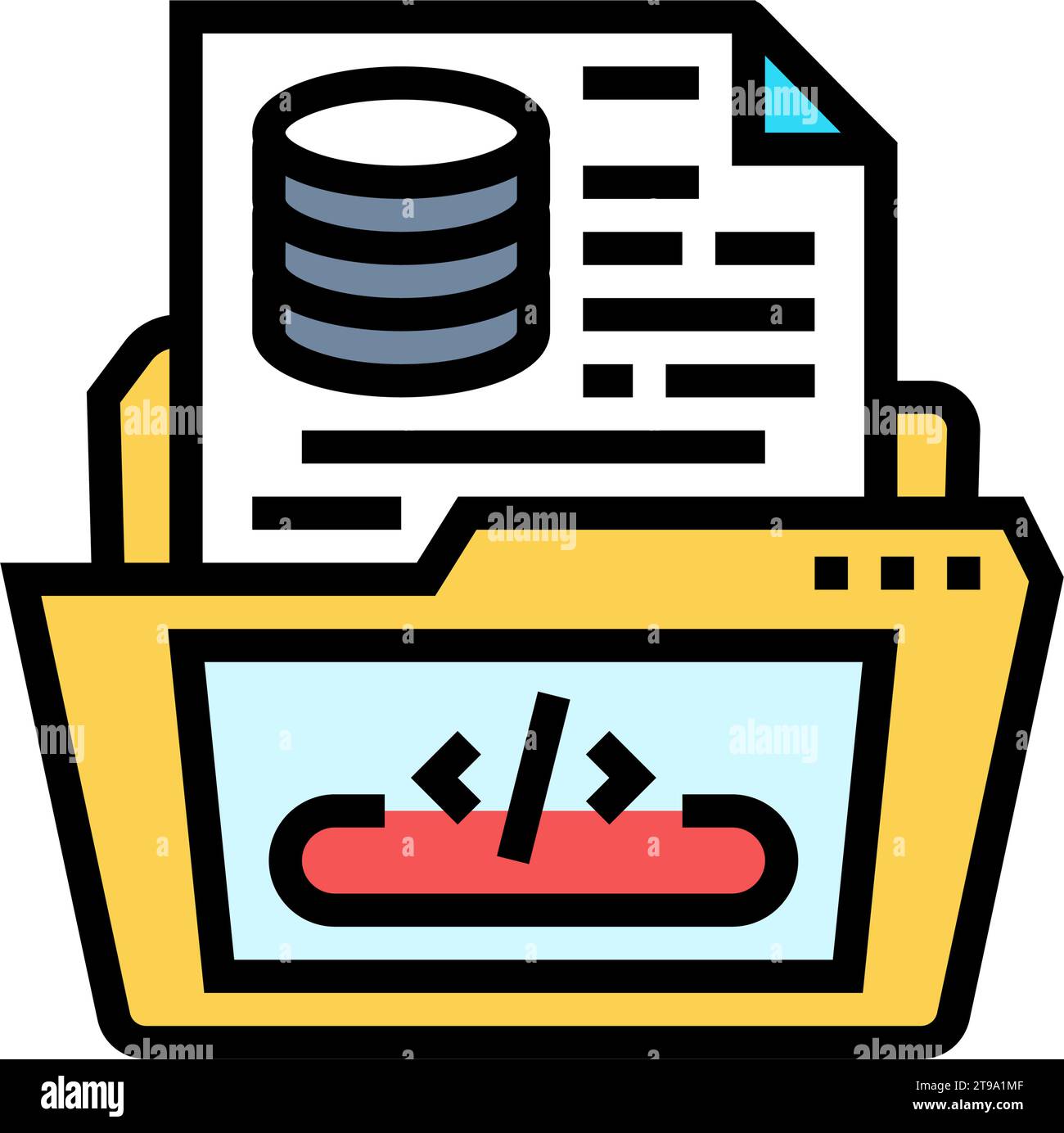 software prototyping color icon vector illustration Stock Vector Image ...