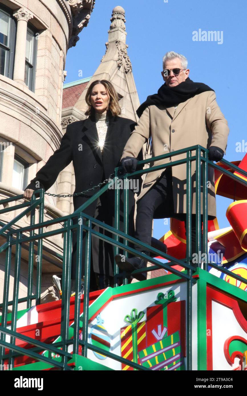 New York, NY, USA. 23rd Nov, 2023. Katharine McPhee and David Foster at