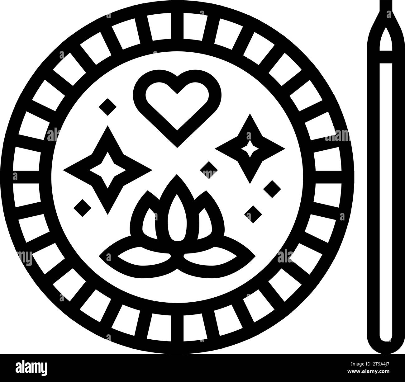 mood tracker mental health line icon vector illustration Stock Vector ...