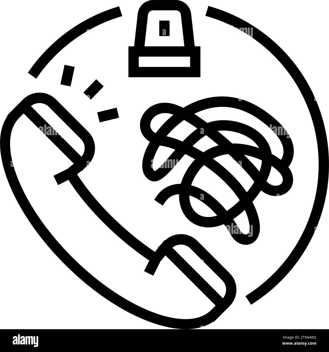 crisis helpline mental health line icon vector illustration Stock