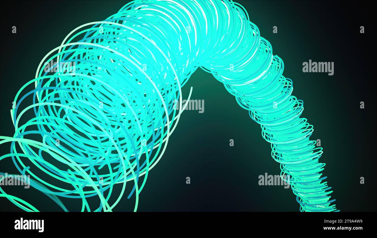 Colorful particles light trails animation hi-res stock photography and ...