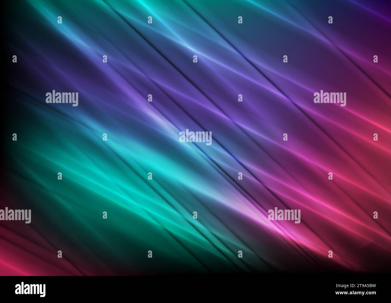 Colorful neon smooth stripes abstract modern tech background. Vector ...