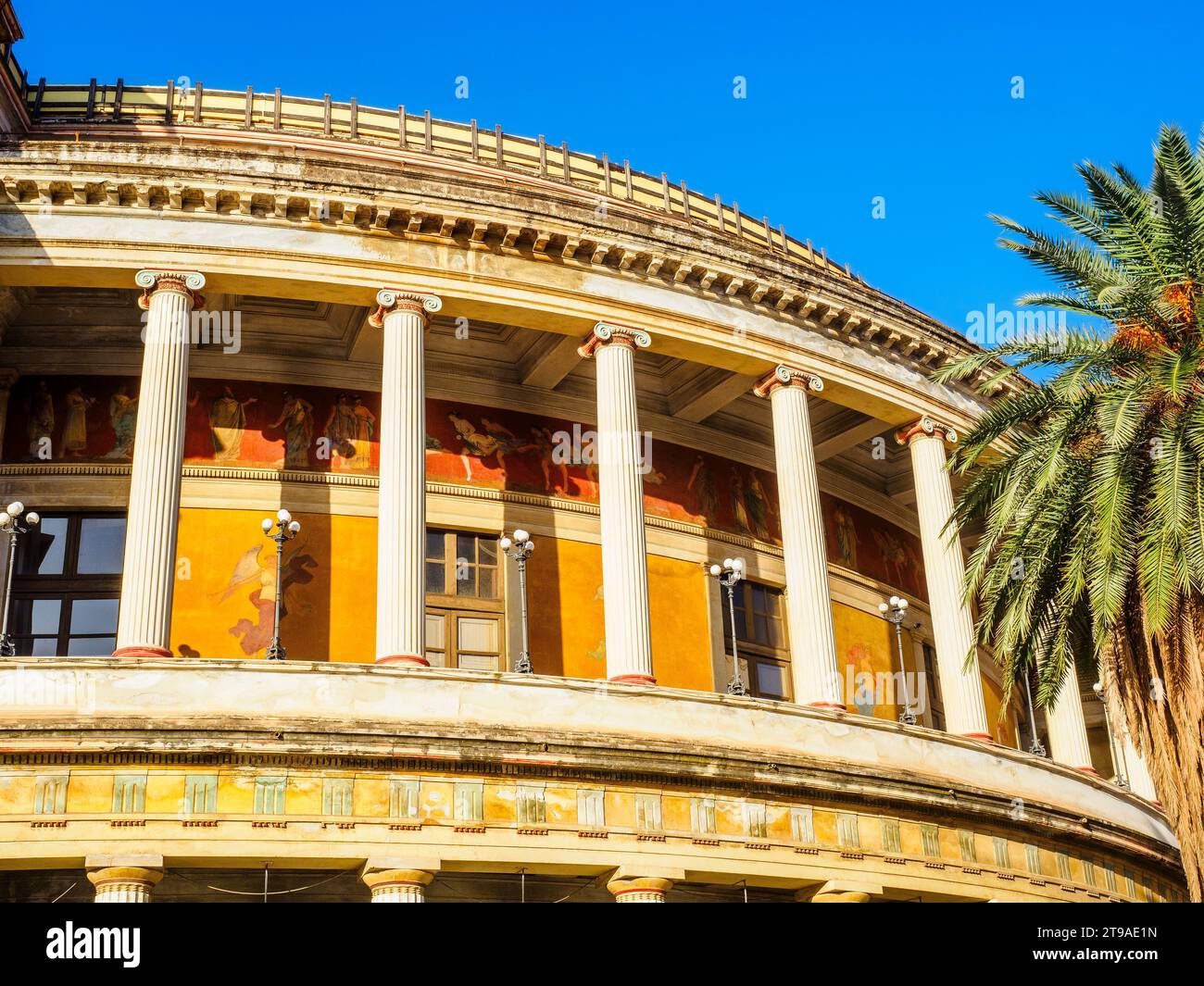 Teatro Politeama Garibaldi - Palermo, Italy Stock Photo