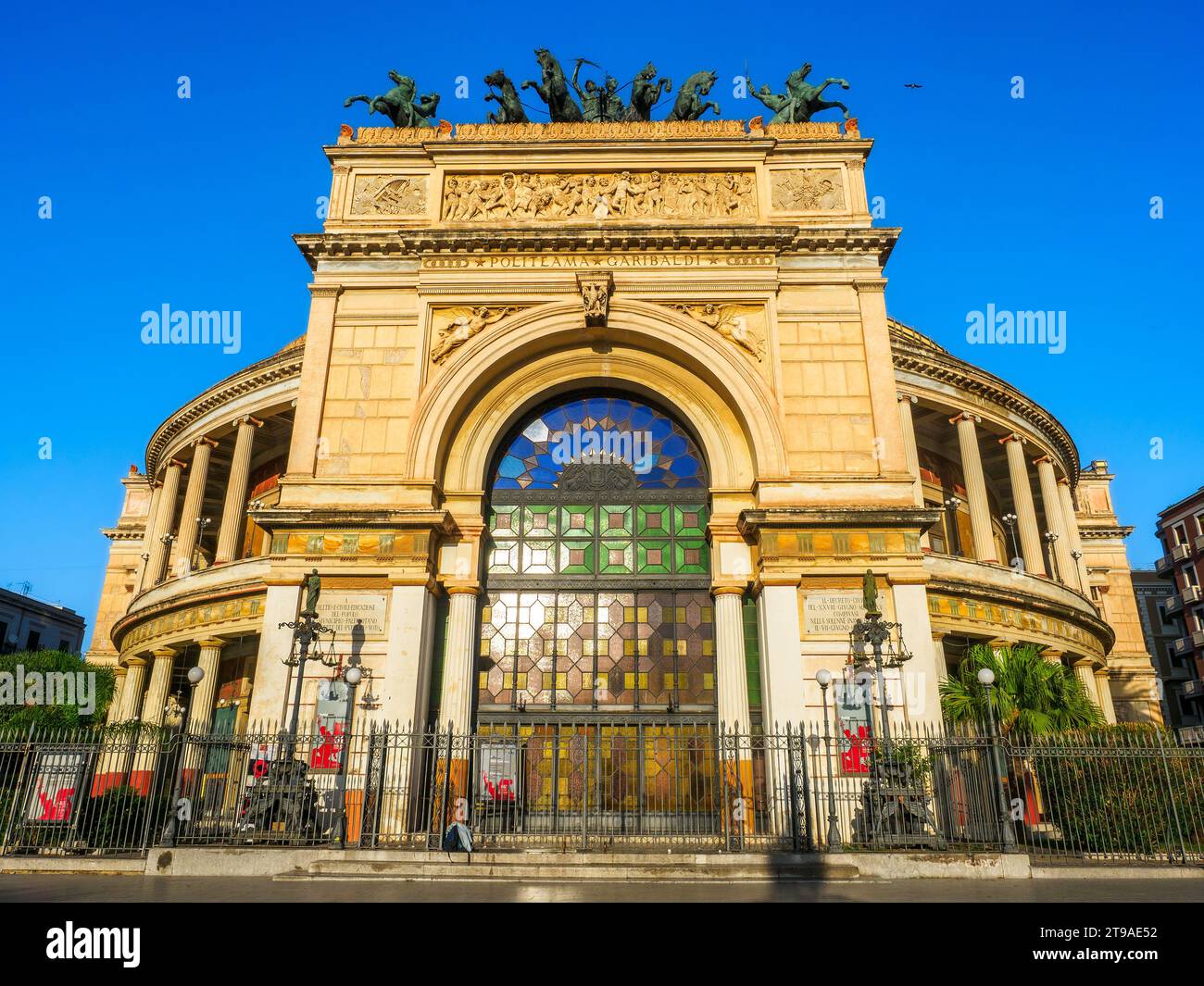 Teatro Politeama Garibaldi - Palermo, Italy Stock Photo