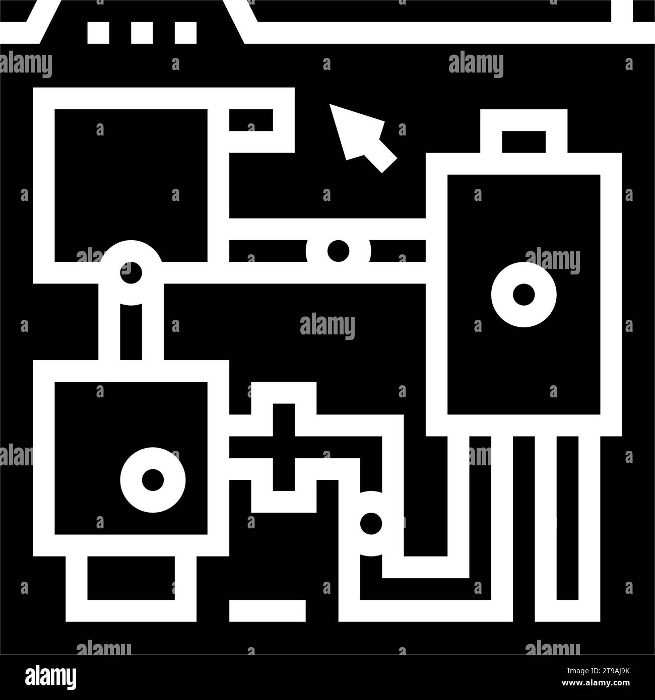 level design game development glyph icon vector illustration Stock ...