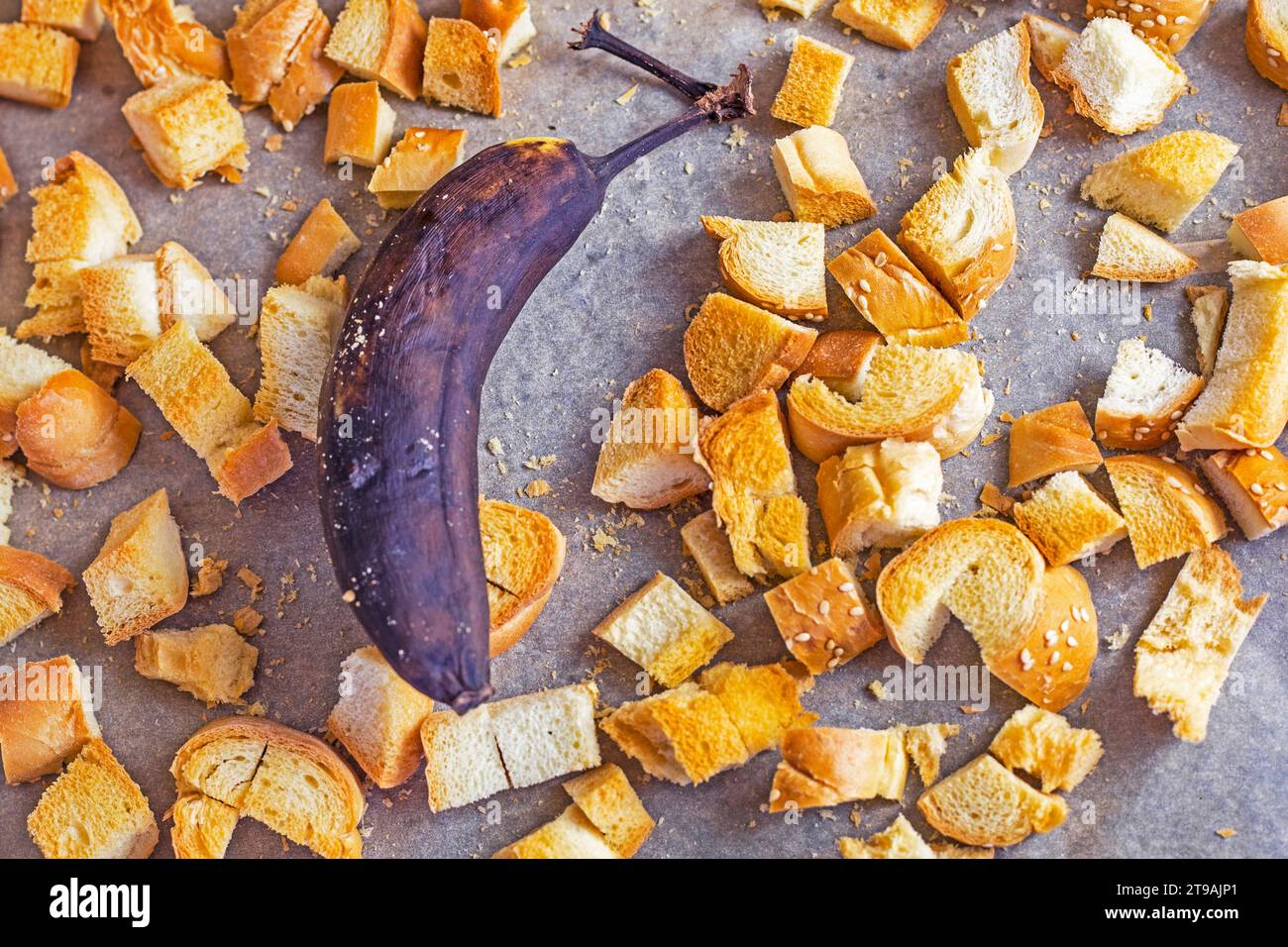 bake banana crackers. Fitness and healthy eating Stock Photo Alamy