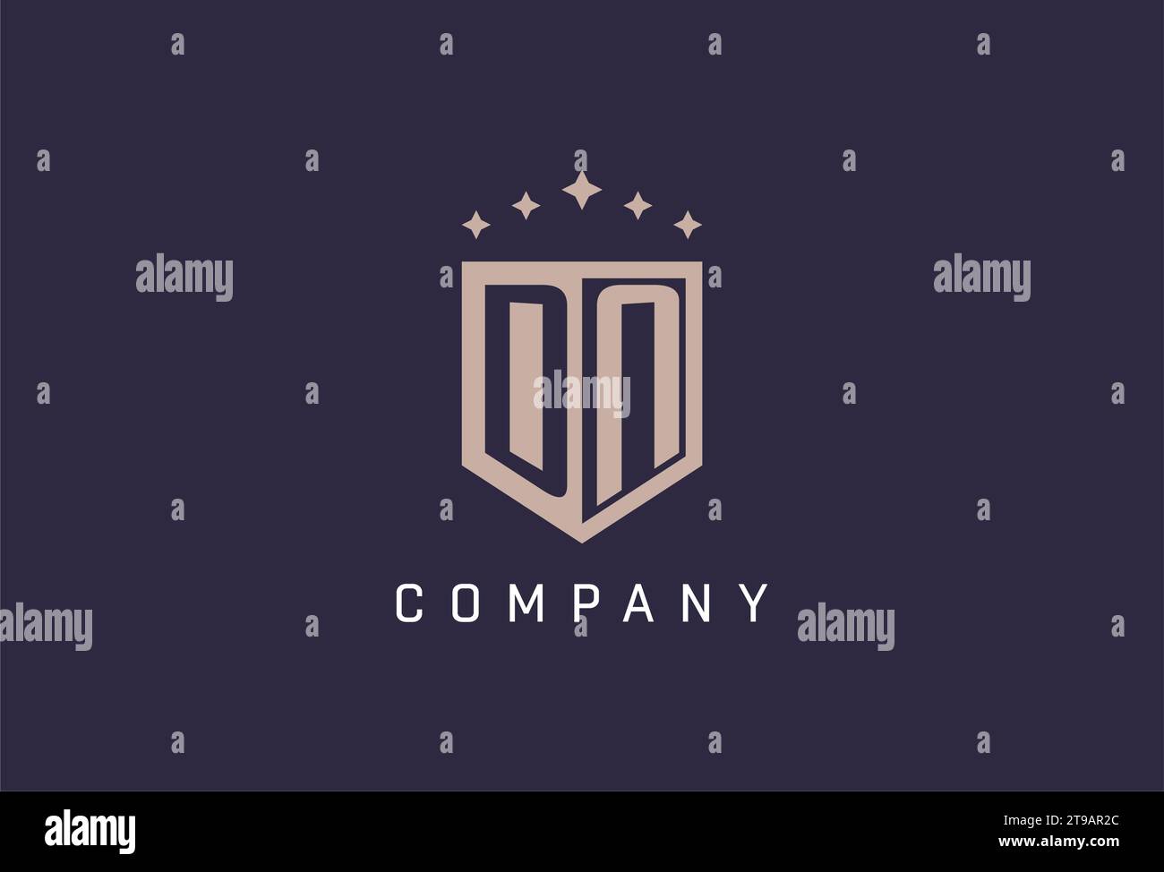 DN initial shield logo icon geometric style design inspiration Stock ...