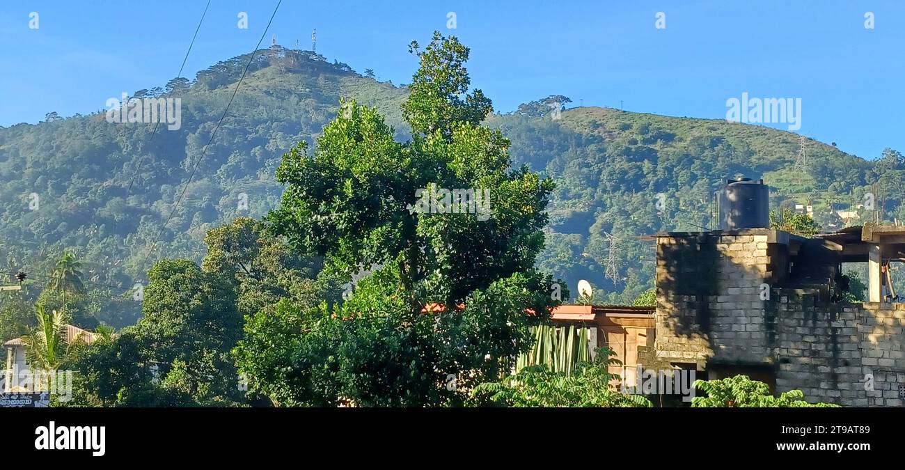 most tour place in uva province that is a coll and snow Stock Photo - Alamy