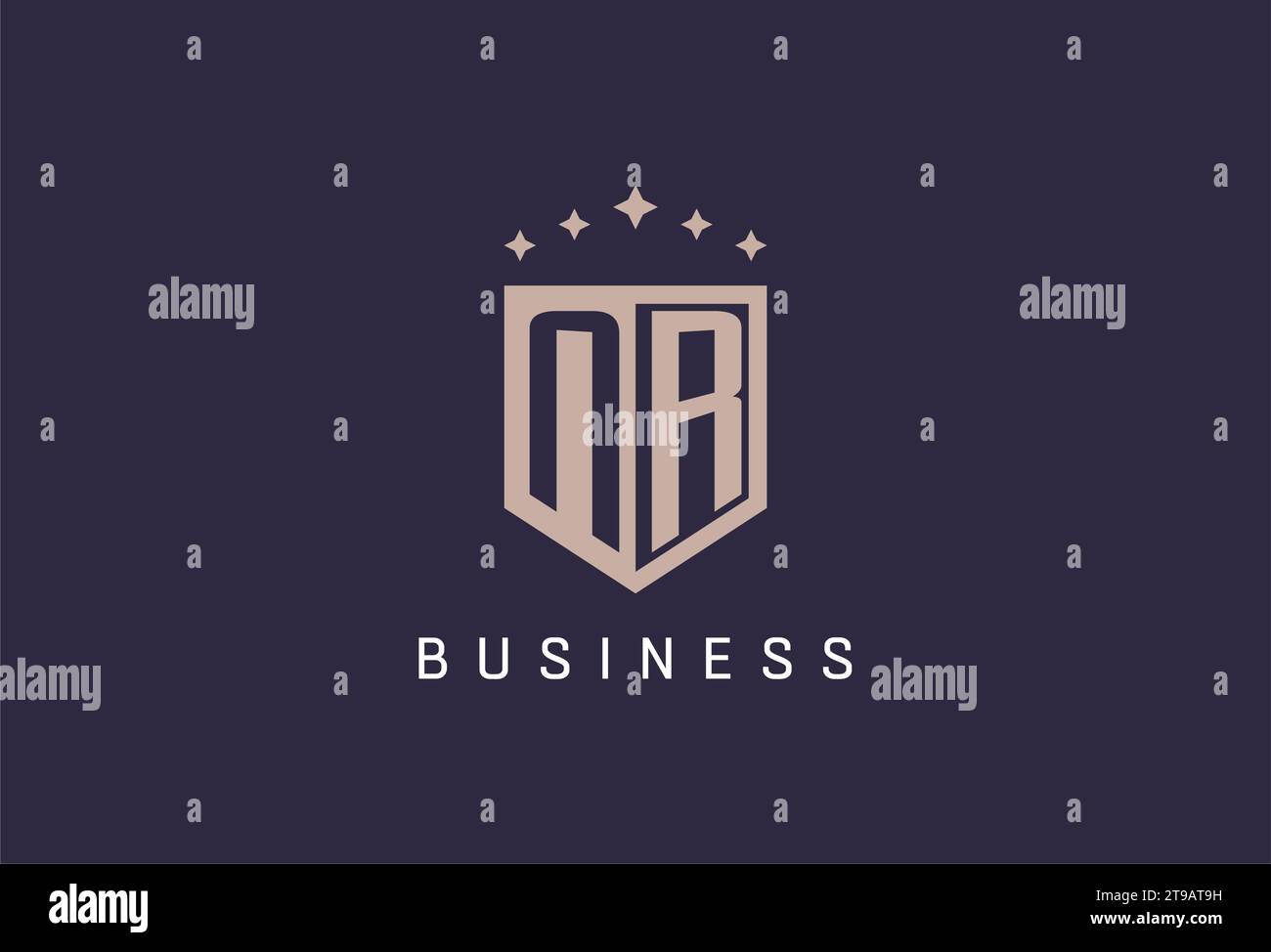 NR initial shield logo icon geometric style design inspiration Stock ...