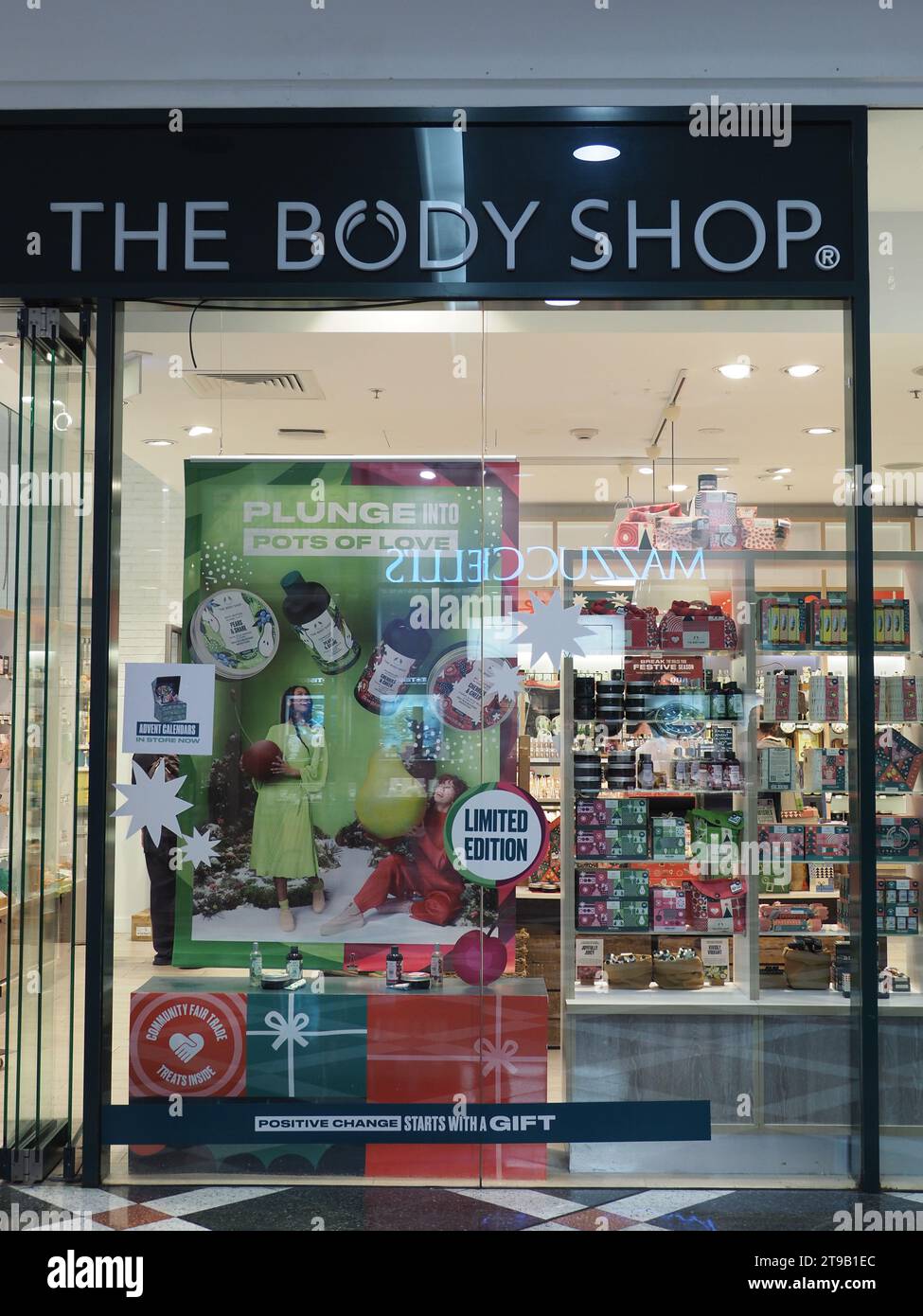 Australia, Canberra, 16 November 2023. Body Shop sign Stock Photo Alamy