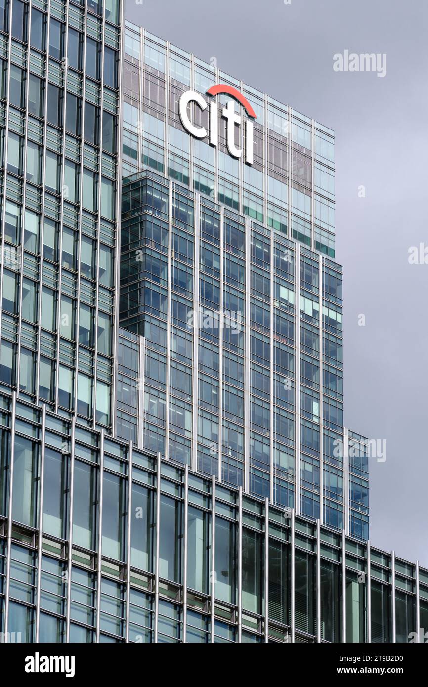 Citigroup Tower at 25 Canada Square, Canary Wharf, is a 45storey