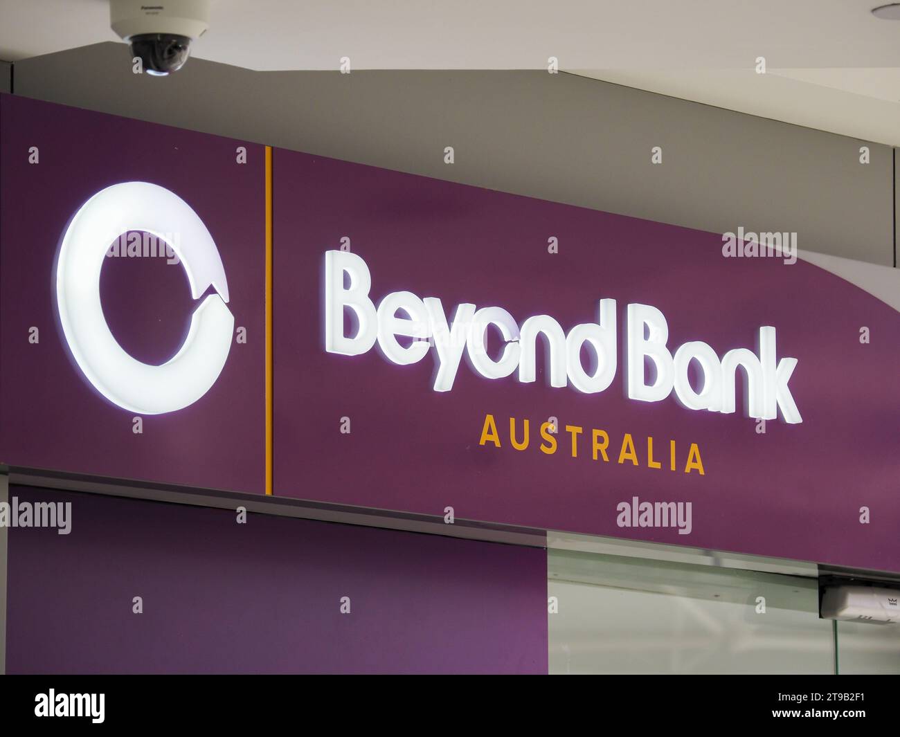 Australia, Canberra, 16 November 2023. Beyond Bank branch sign Stock