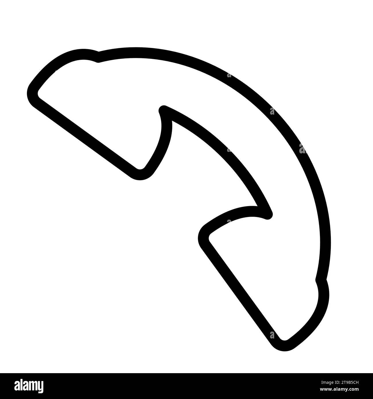 telephone handset symbol, black and white vector silhouette