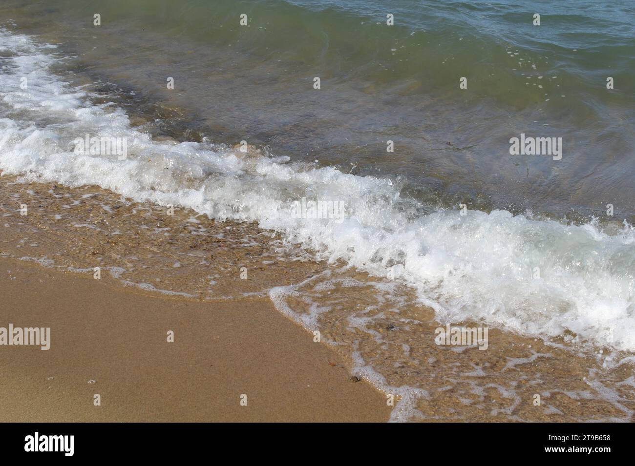 Close up beach waves motion hi-res stock photography and images - Alamy