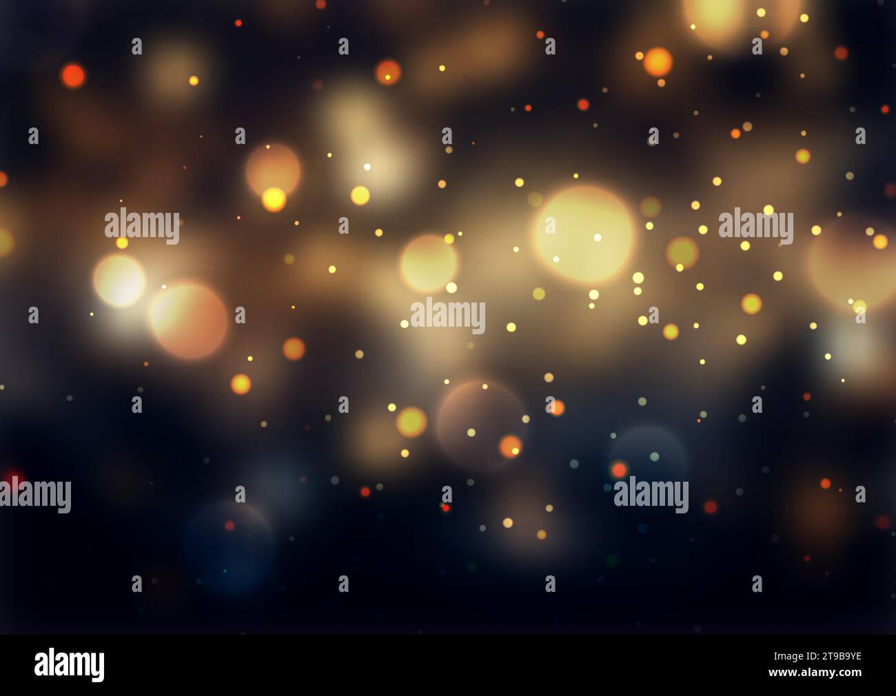 Elegant Christmas background with bokeh lights design Stock Vector ...