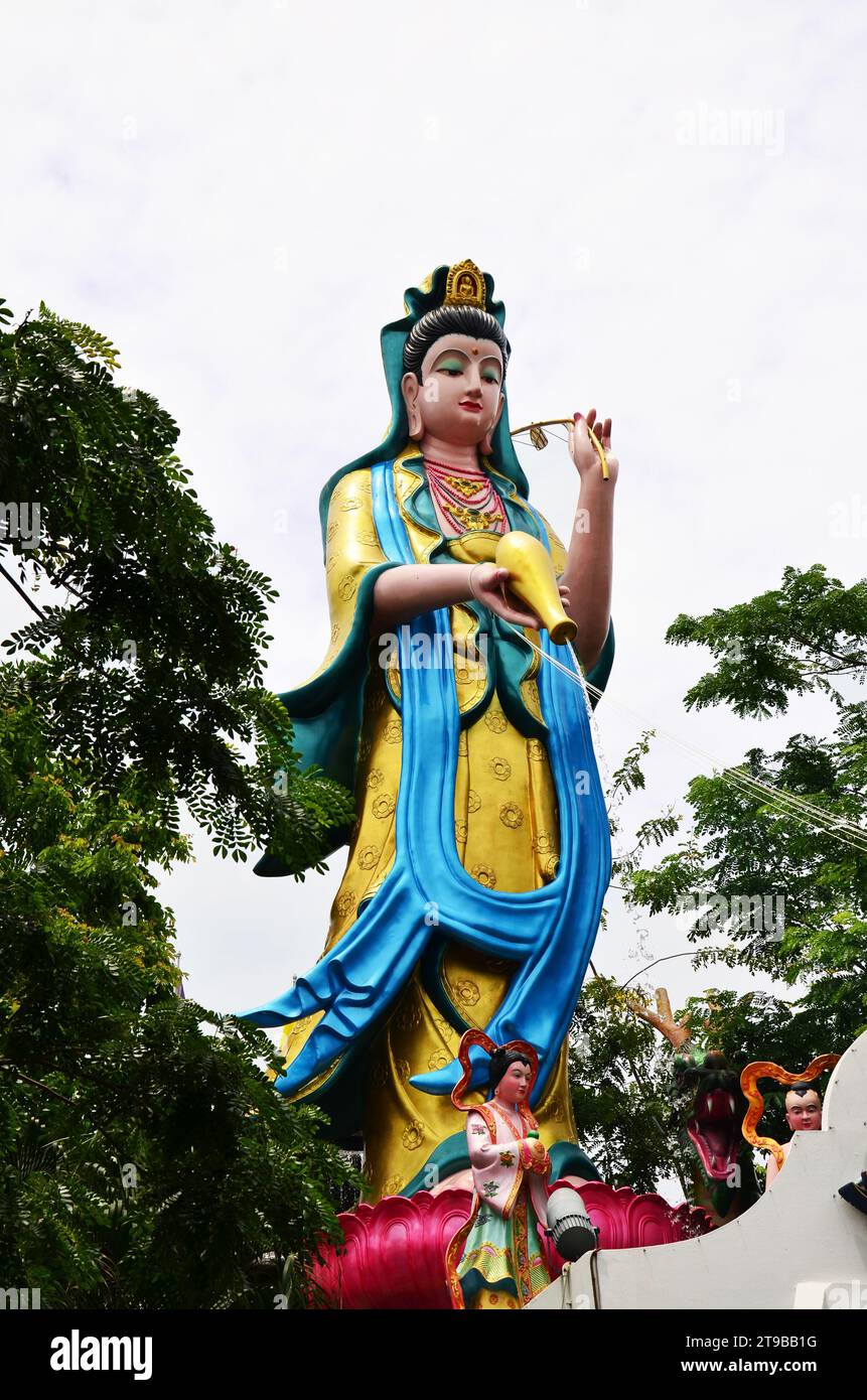Quan Yin angel deity or Kuan Yin chinese mercy goddess for thai people