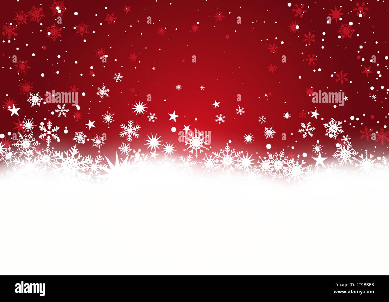 Christmas background with a snowflakes and stars design Stock Vector ...