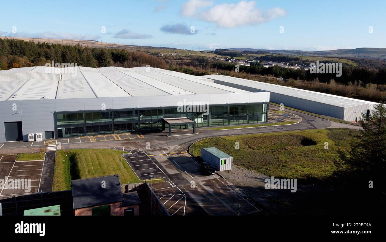 The TVR factory on the Rassau Industrial Estate in Ebbw Vale, Wales
