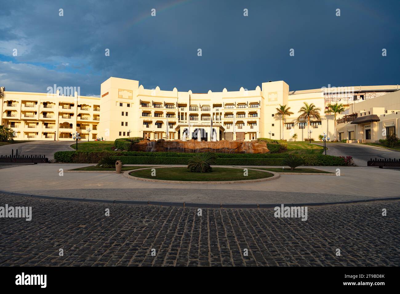 Hurghada, Egypt - October 4, 2019: Steigenberger ALDAU Beach Hotel Stock Photo