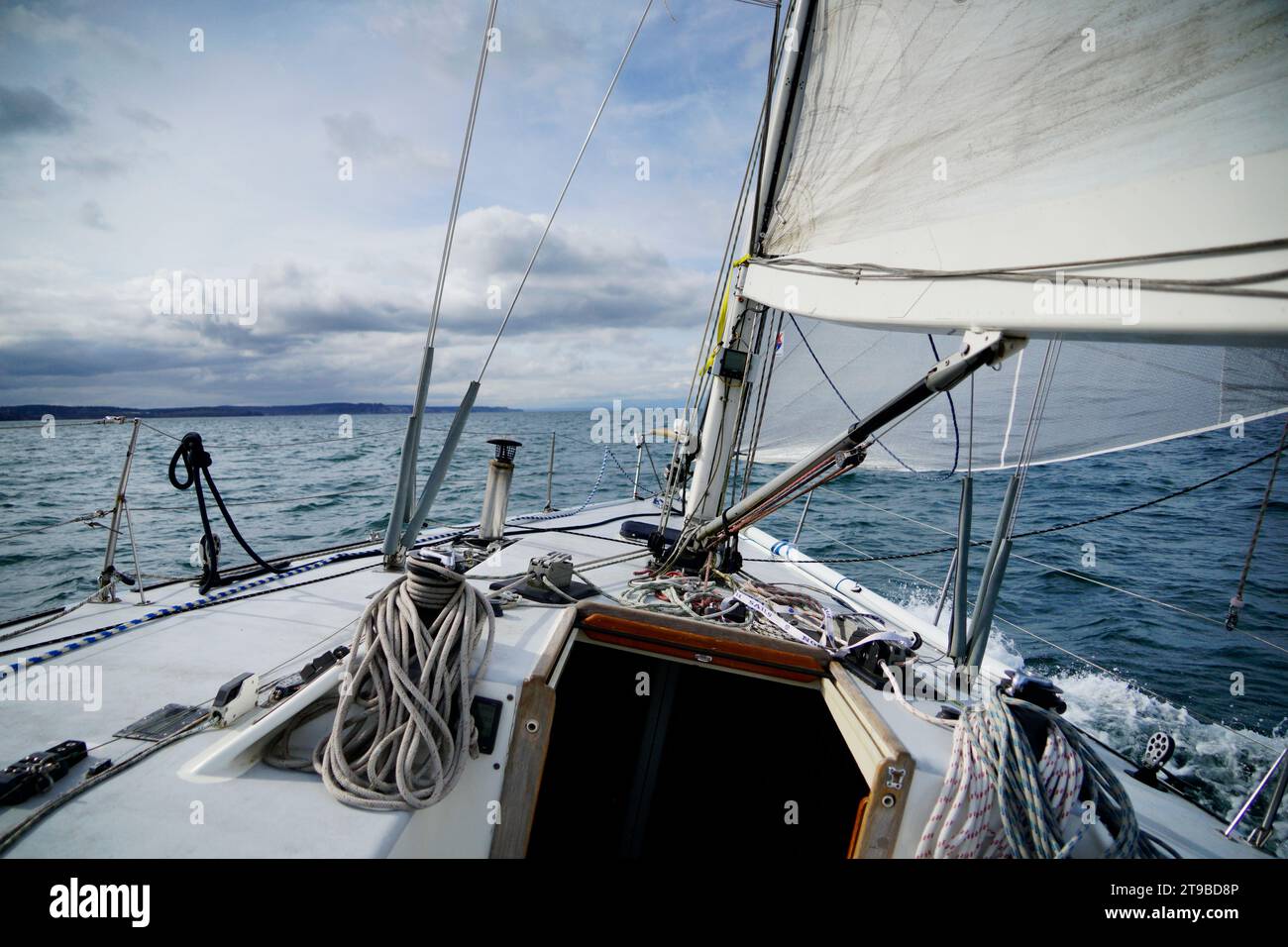 Salish Sea Sailing Stock Photo - Alamy