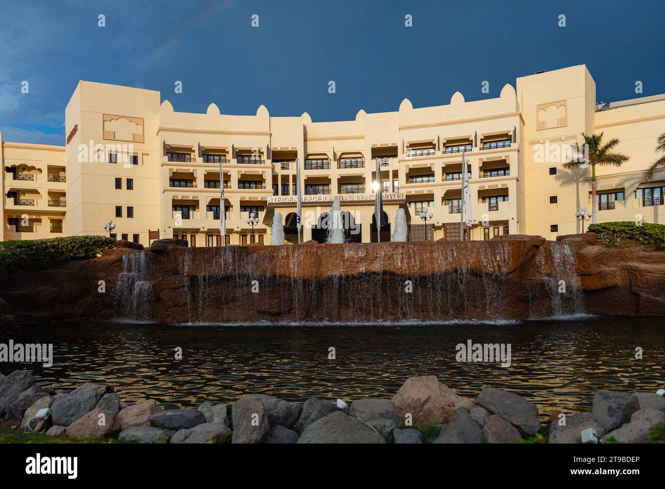 Hurghada, Egypt - October 4, 2019: Steigenberger ALDAU Beach Hotel Stock Photo