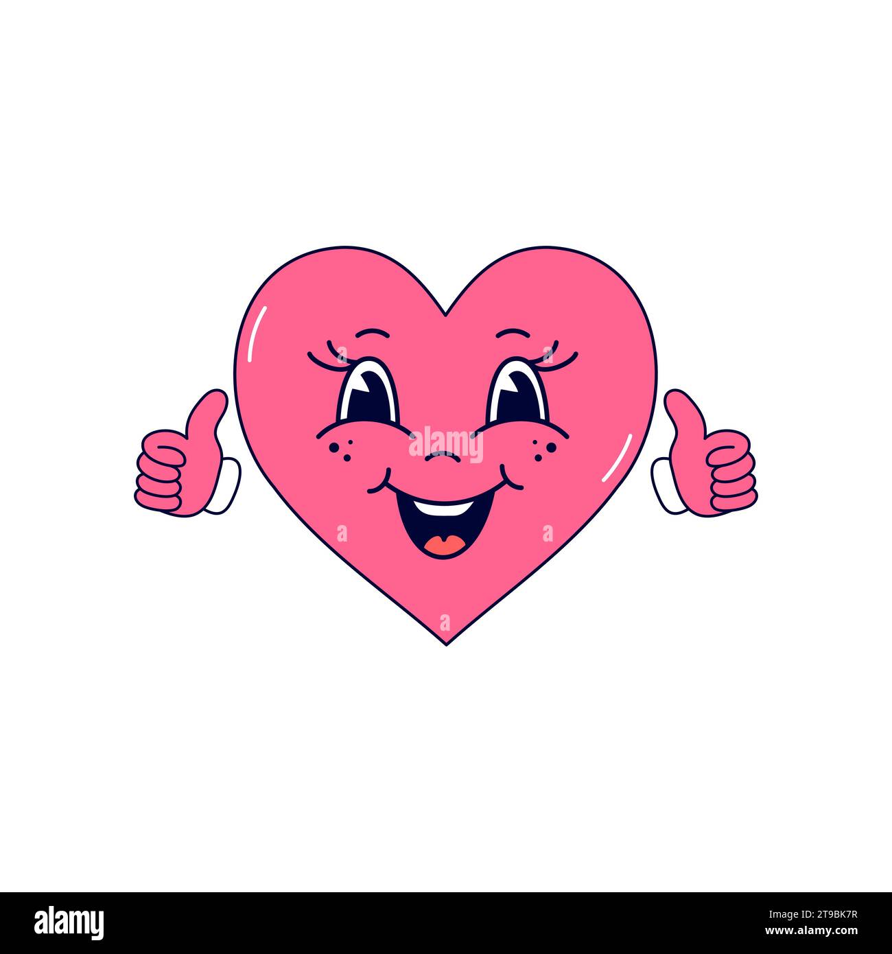 Cartoon heart in hand drawn style Stock Vector Image & Art - Alamy