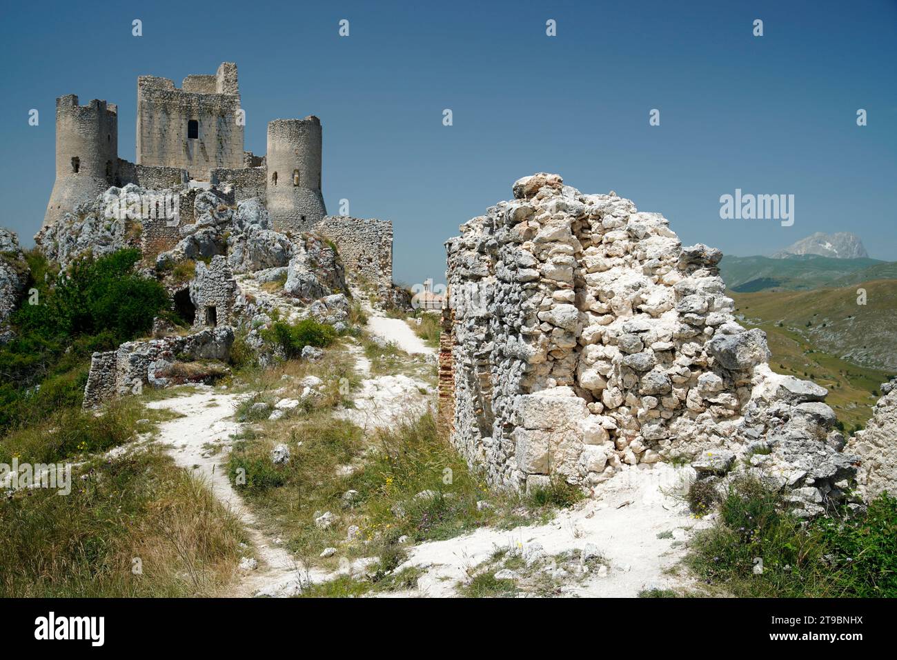 Calascio,Apennines,Province of L' Aquila,Region of Abruzzo,Italy Stock Photo