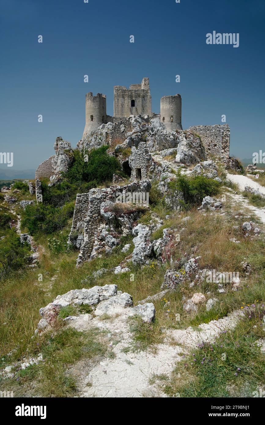 Calascio,Apennines,Province of L' Aquila,Region of Abruzzo,Italy Stock Photo