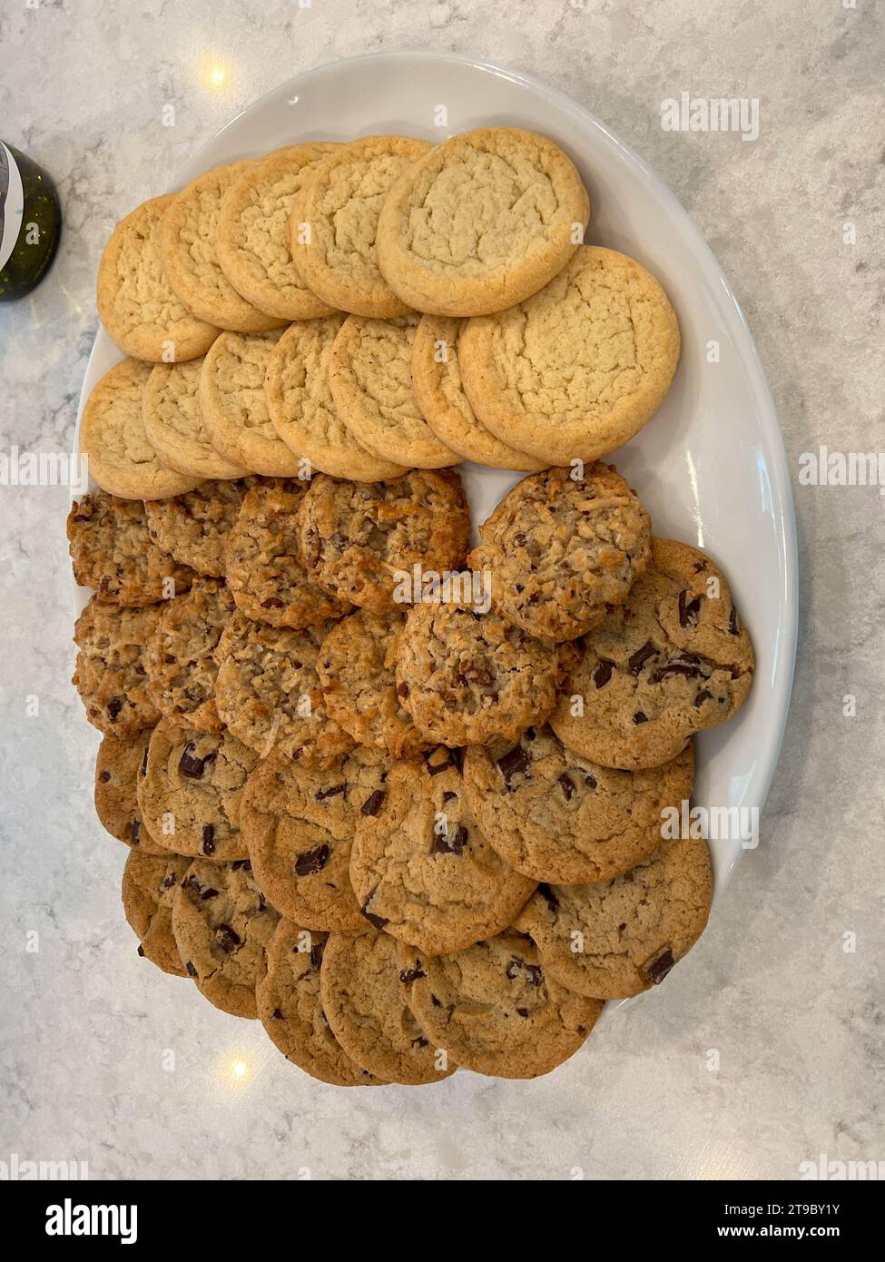 A gift of beautifully presented cookies at a luxury vacation rental