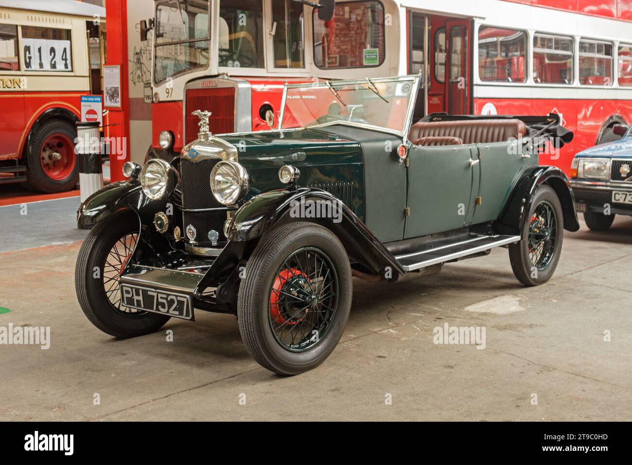 1928 Riley 9 Tourer. Standard Triumph Show 2021. Stock Photo