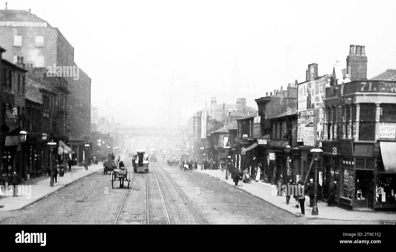 Oxford Street, Manchester, Victorian period Stock Photo Alamy