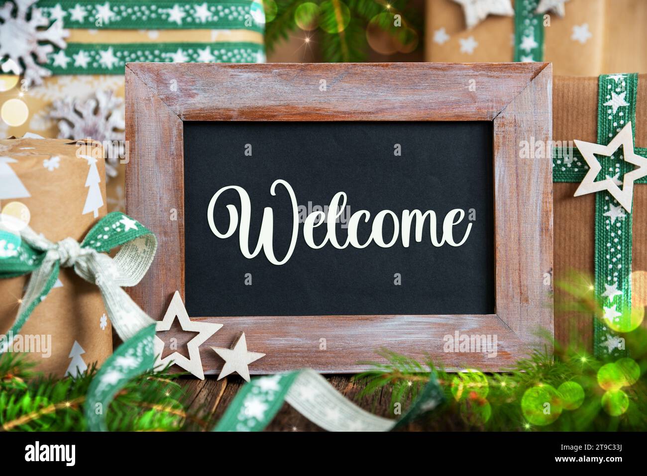 Welcoming christmas guests hi-res stock photography and images - Alamy