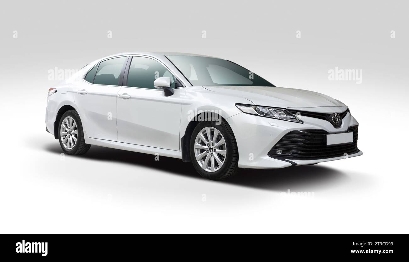 Toyota Camry car isolated on white background Stock Photo - Alamy