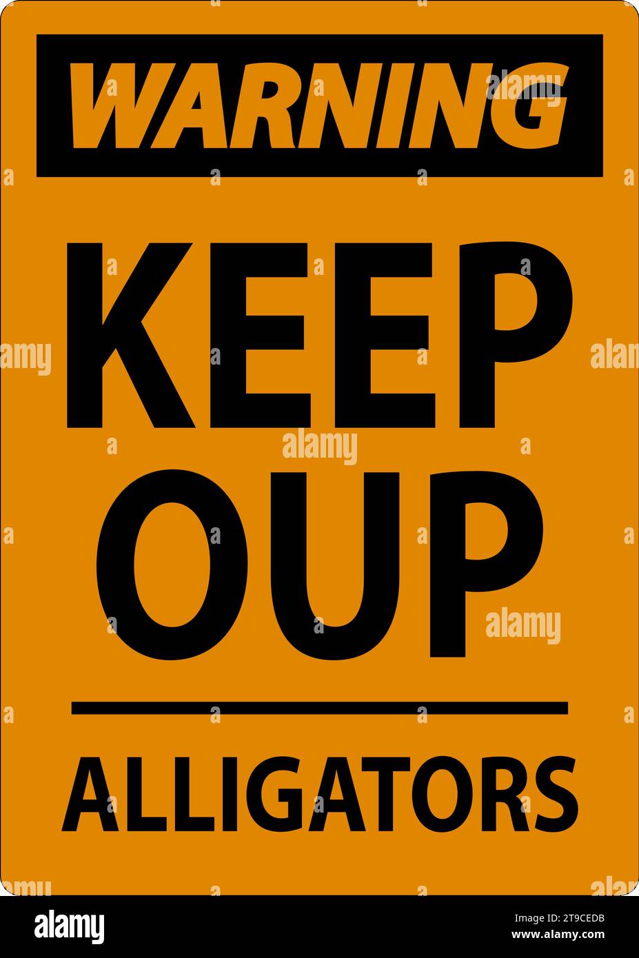 alligator-warning-sign-danger-keep-out-alligators-stock-vector-image