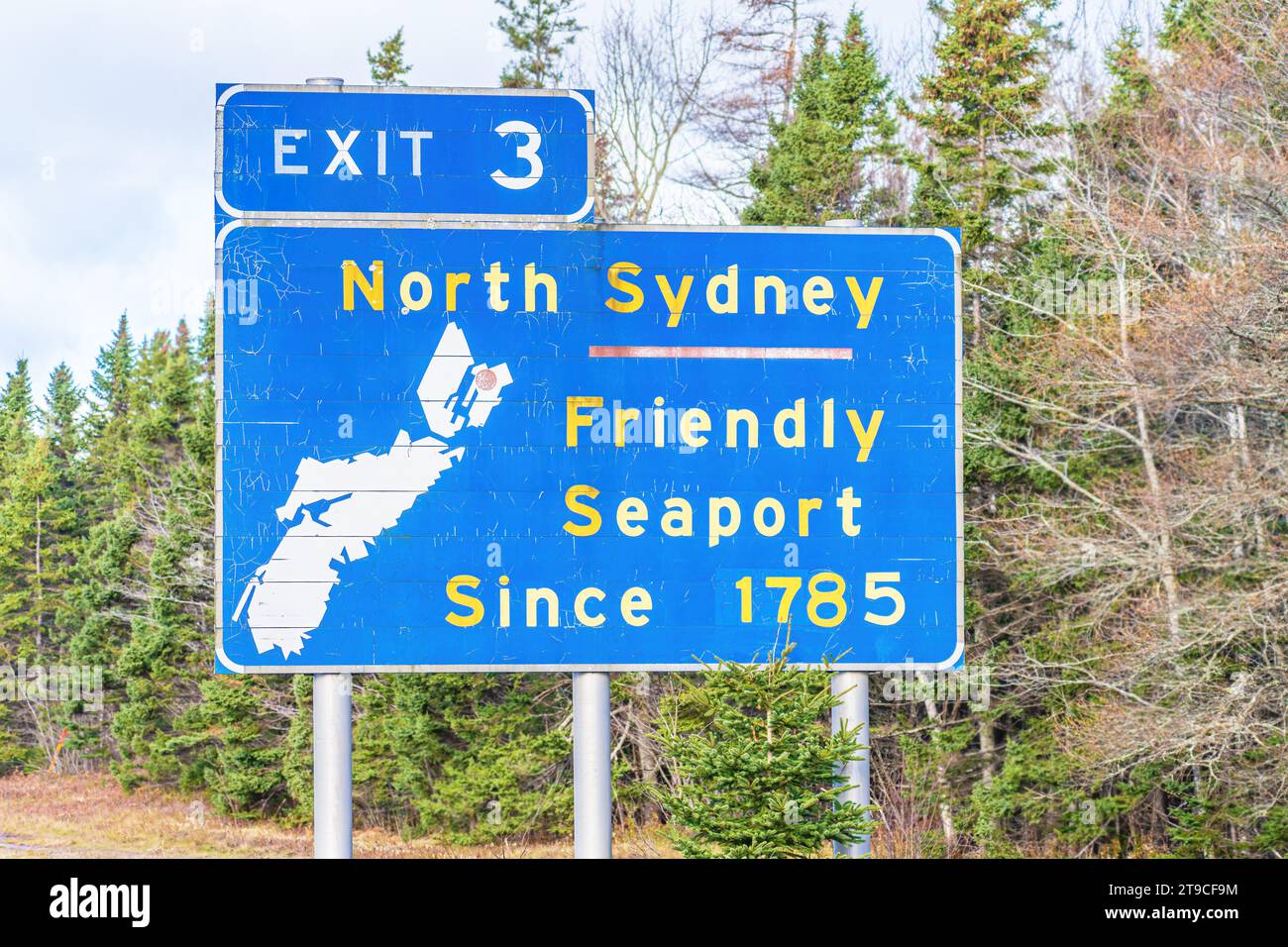 North Sydney is a community within the Cape Breton Regional Municipality that was established in 1785 by European and Loyalist Settlers.  It is referr Stock Photo