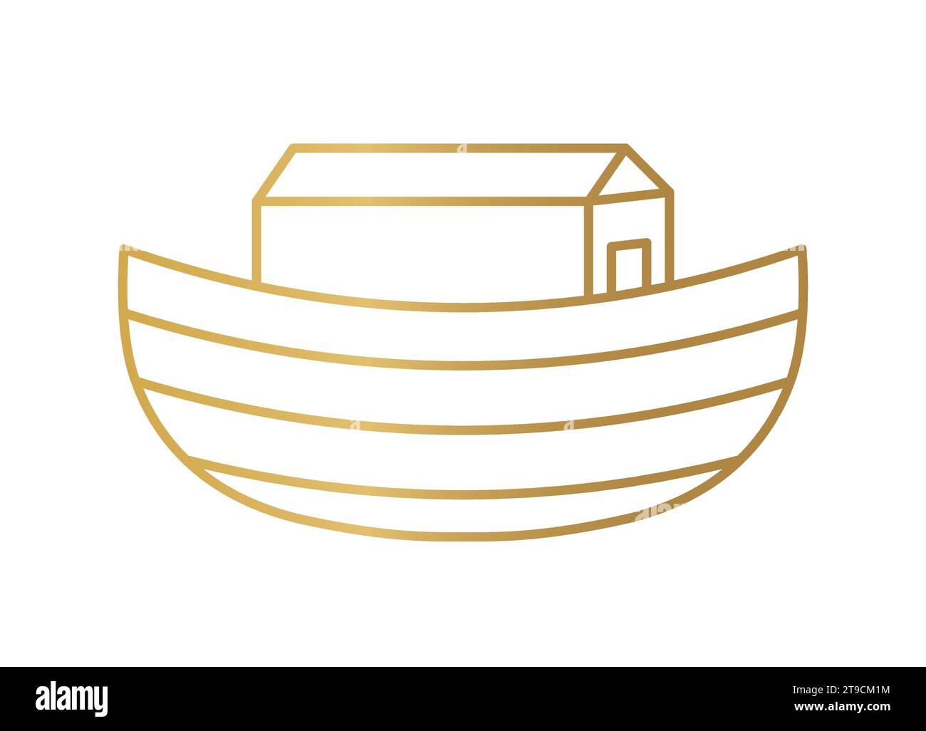 golden Noah’s Ark icon - vector illustration Stock Vector Image & Art