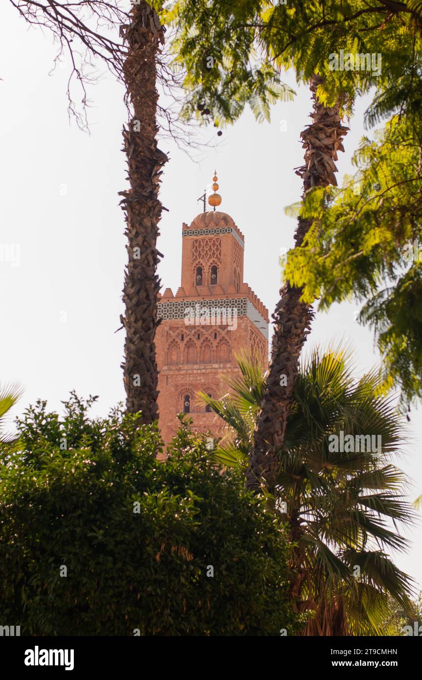 The Kutubiyya Mosque or Koutoubia Mosque in Marrakech Stock Photo - Alamy